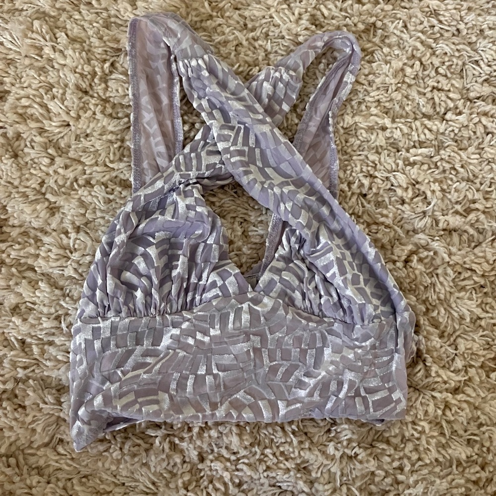 Urban Outfitters NWT Purple Velvet Party Tank